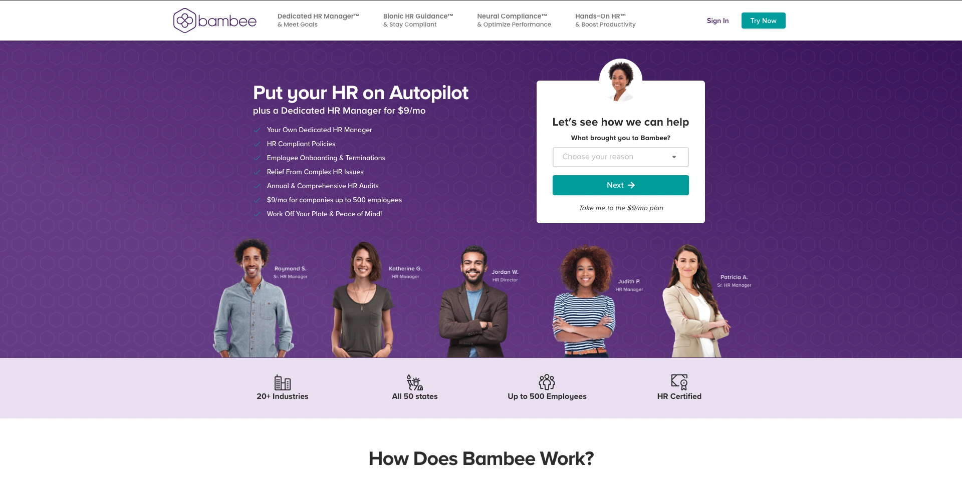 Business association website design