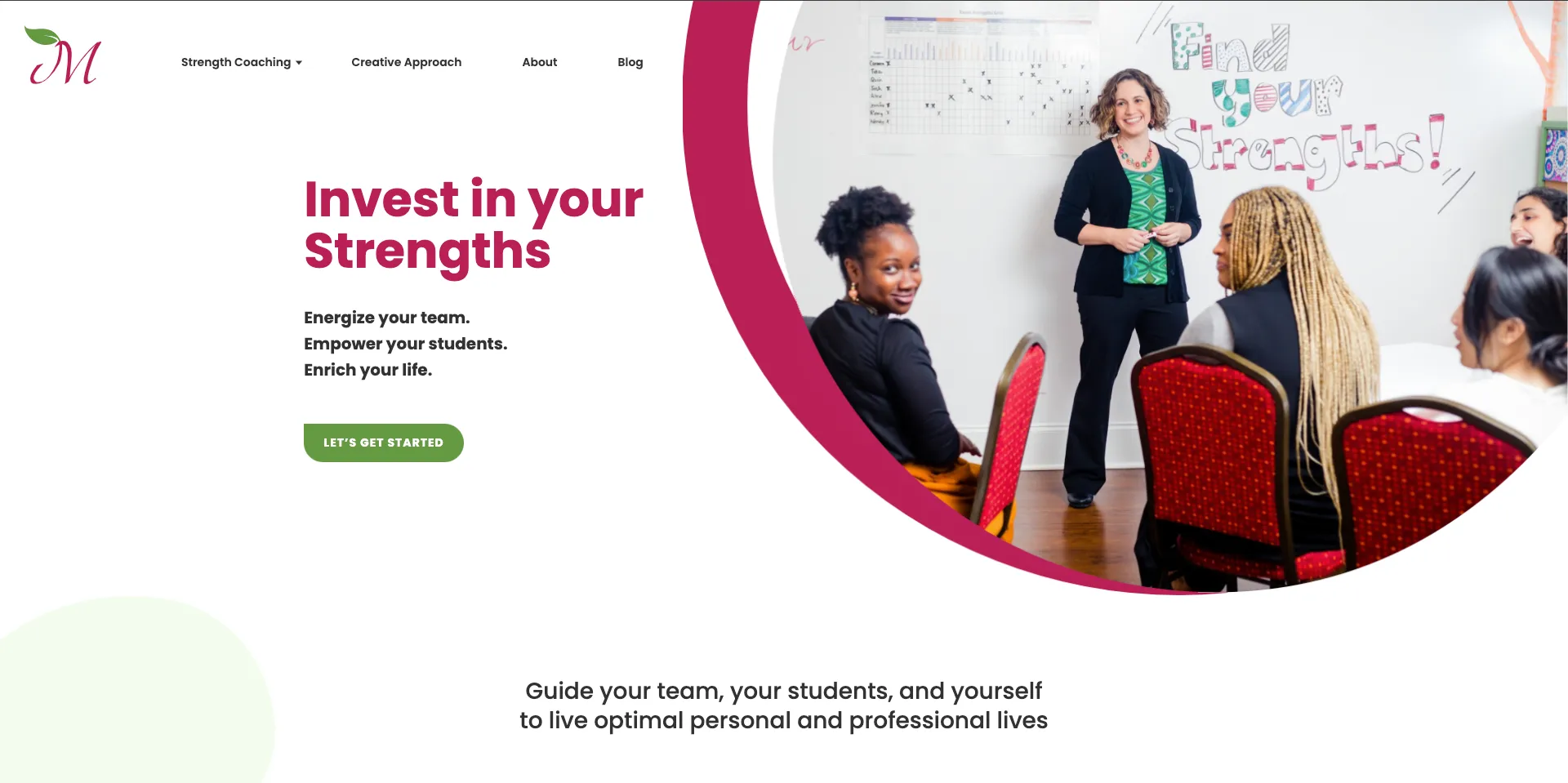 Business association website design